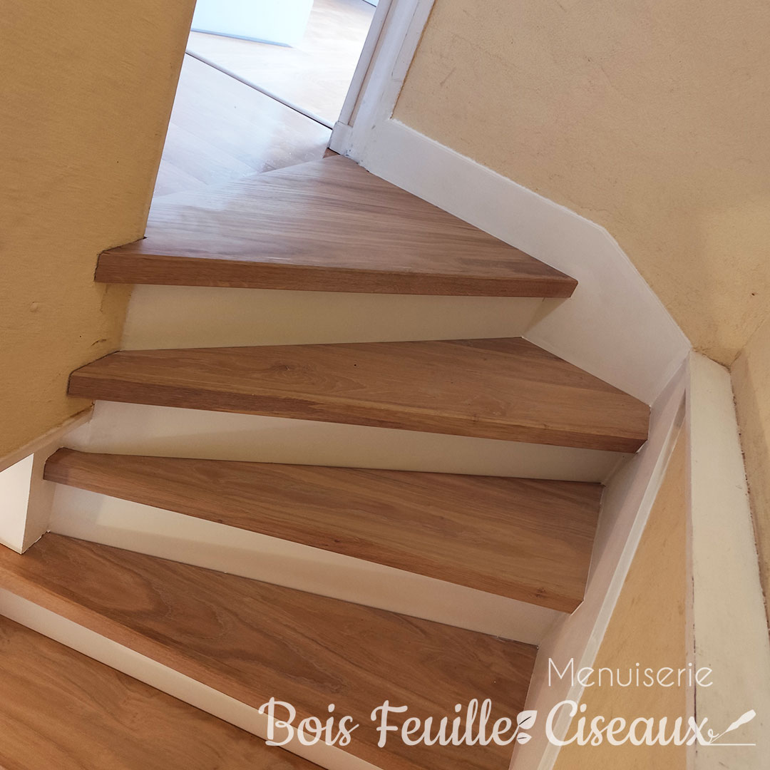 Marches d'escalier en chêne