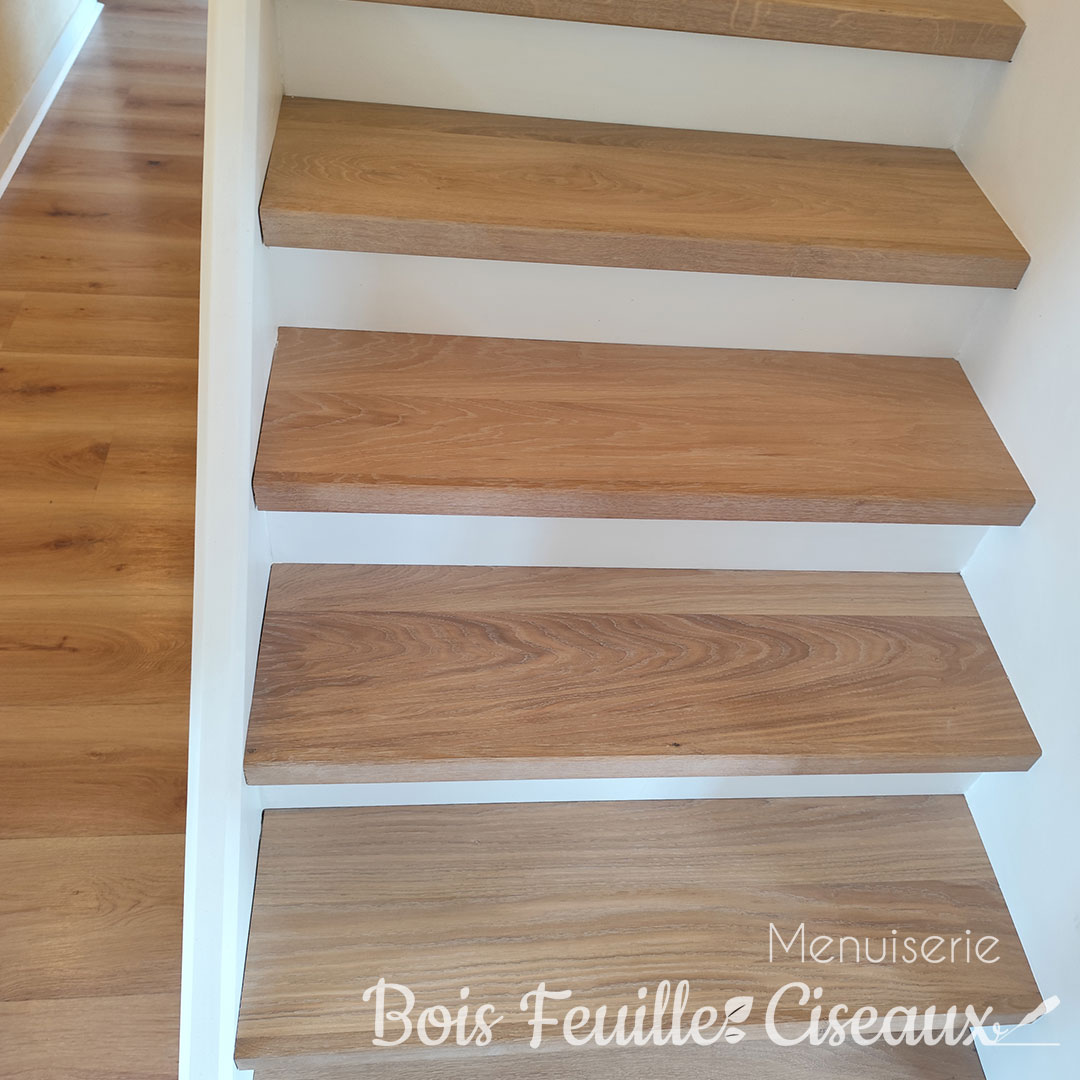Marches d'escalier en chêne
