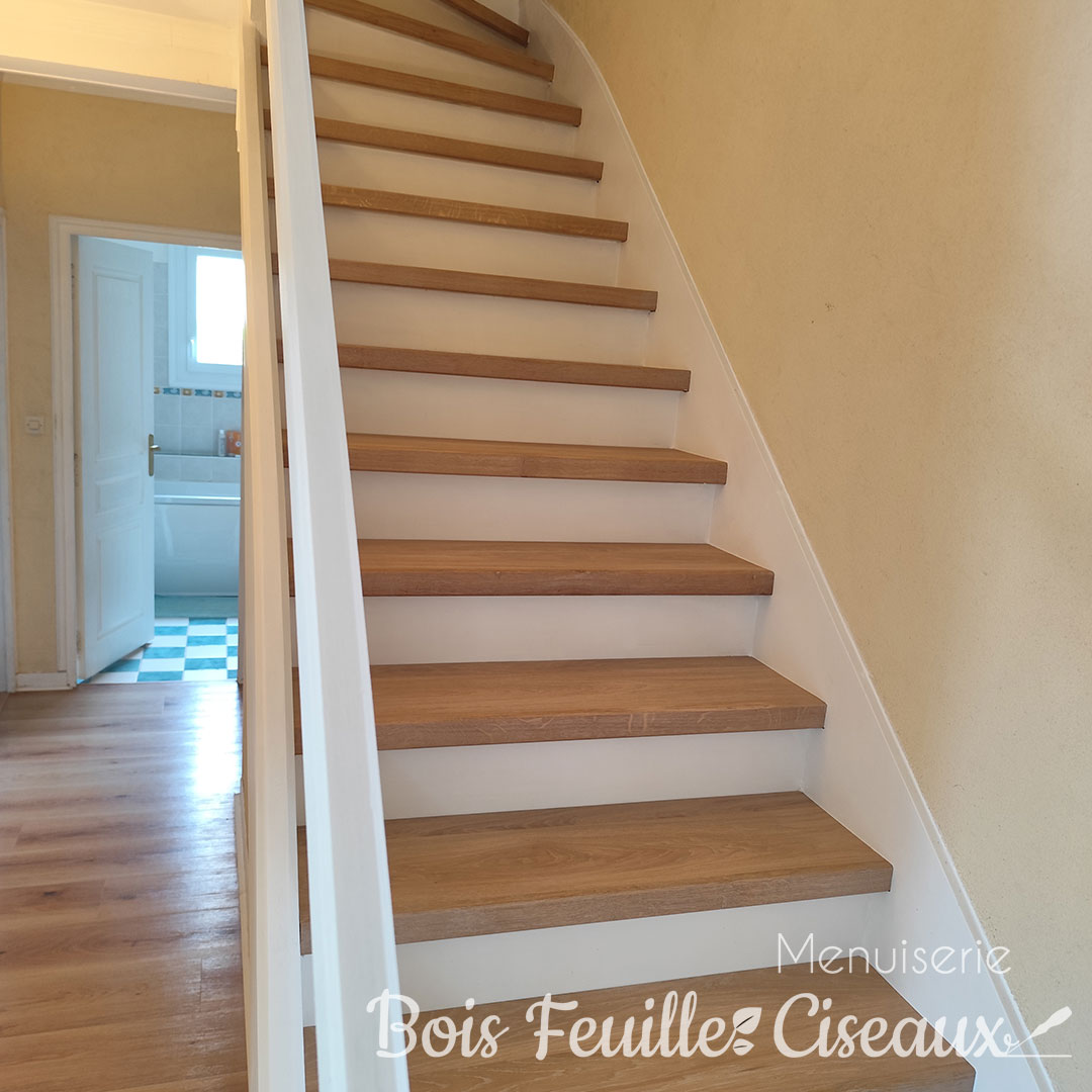 Marches d'escalier en chêne