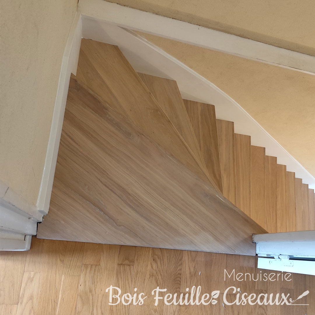 Marches d'escalier en chêne
