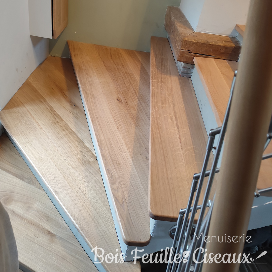 Marches d'escalier en chêne